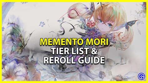 memento mori tier list japan